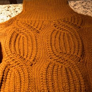 Allison Joy turtleneck sweater with cables